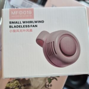 Small Whirlwind Bladeless Mini Fan - Pink
